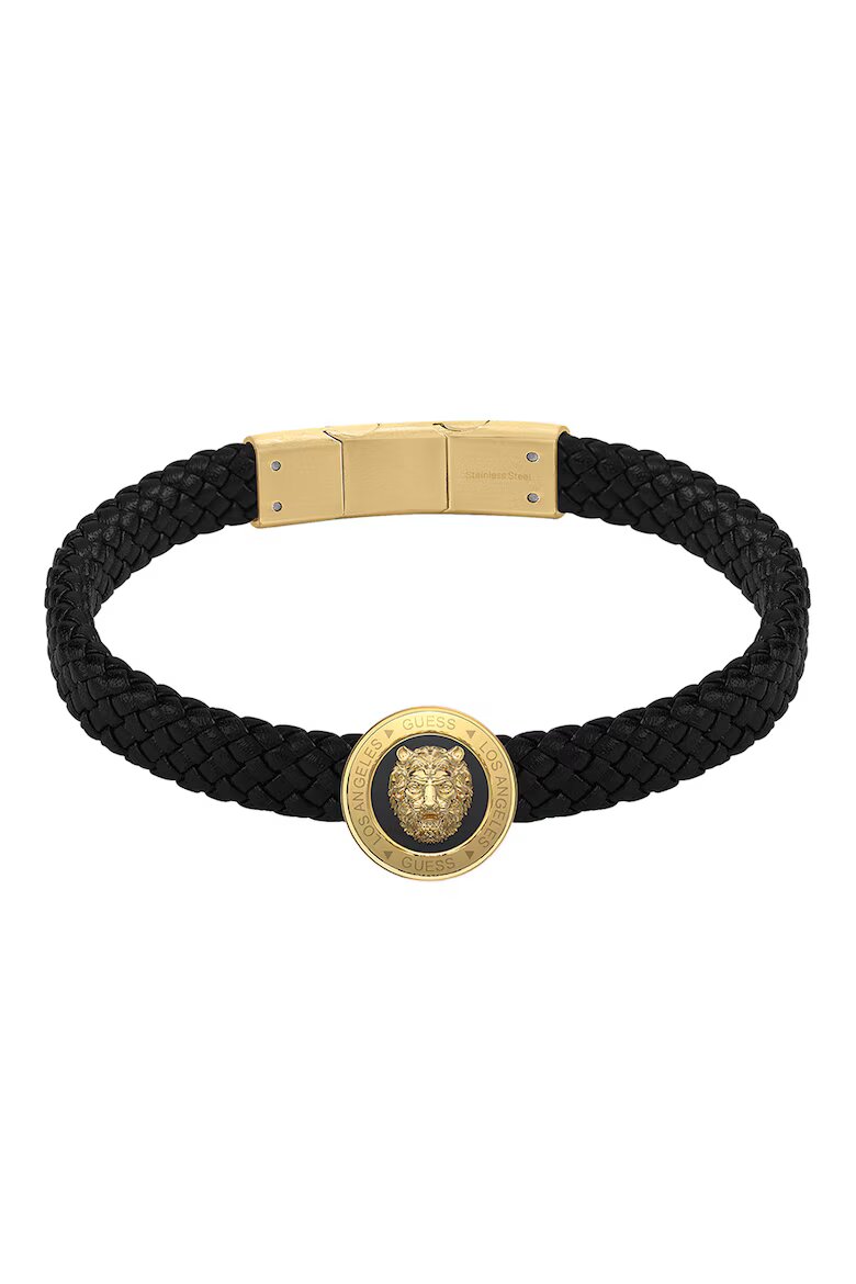 GUESS Гривна от неръждаема стомана и кожа