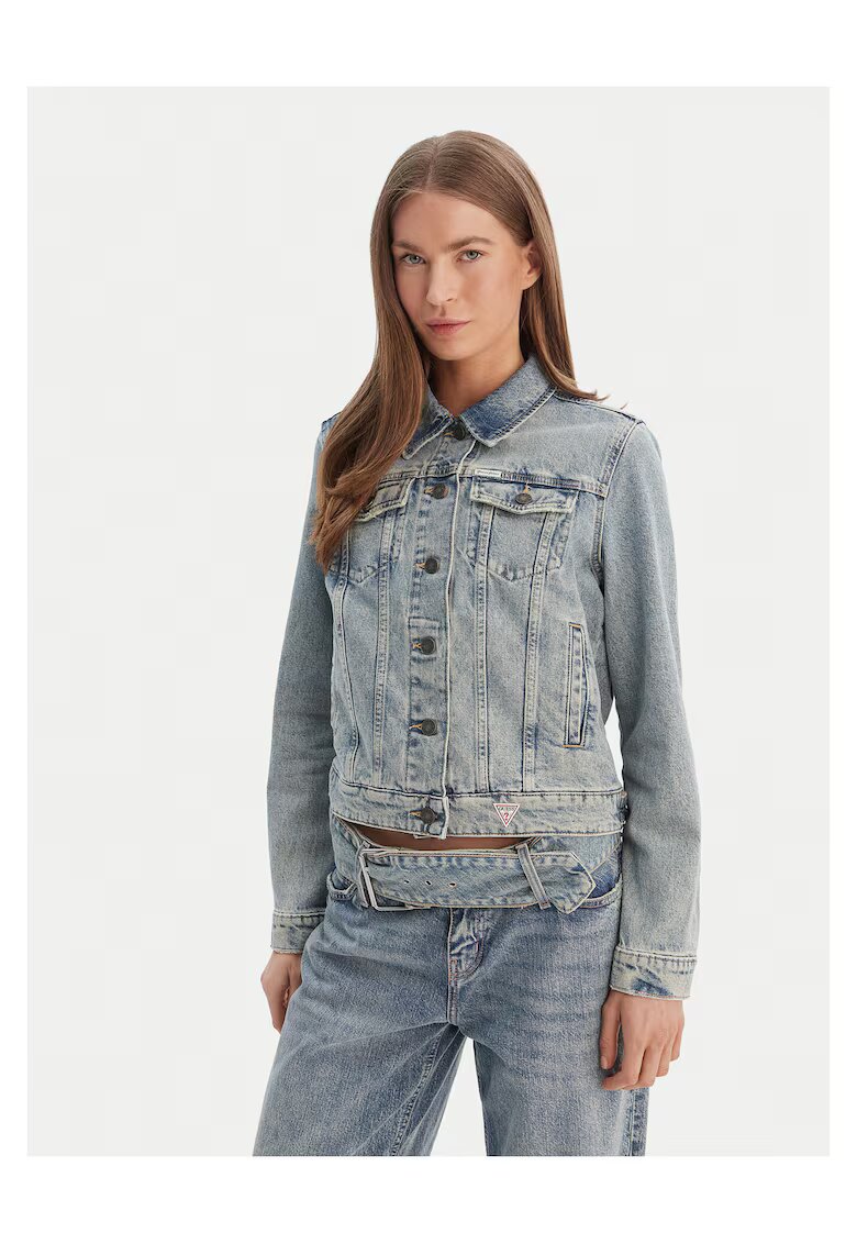 GUESS JEANS Дамско дънково яке - Памук - Синьо