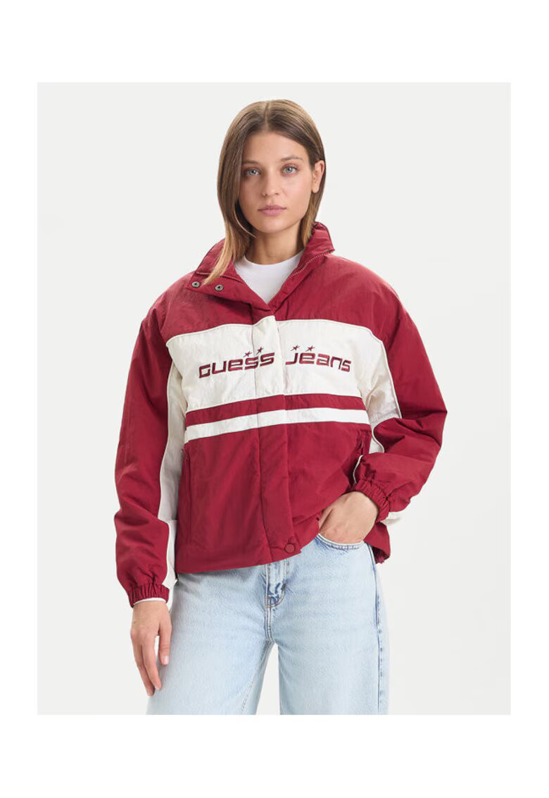 GUESS JEANS Дамско преходно яке червено