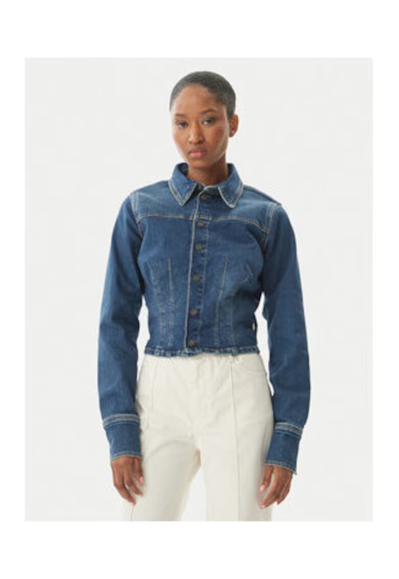 GUESS JEANS Дамско яке - деним - синьо - памук