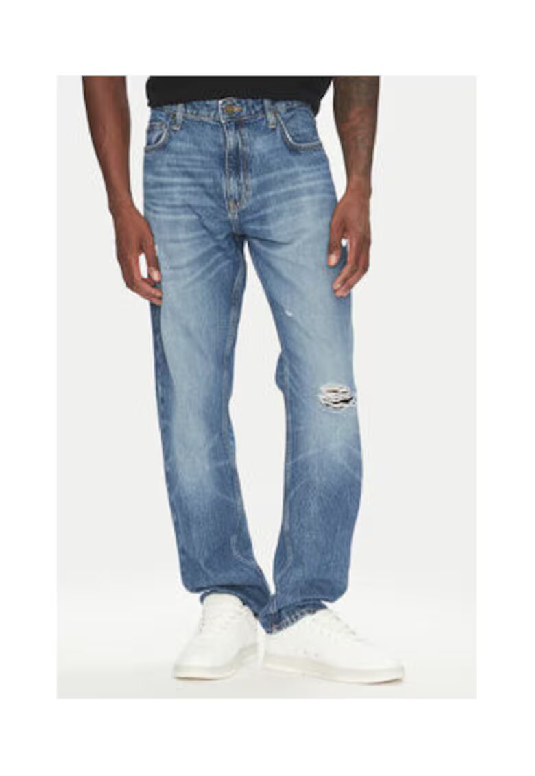 GUESS JEANS Дънки с конусовидна кройка и декоративни прокъсвания