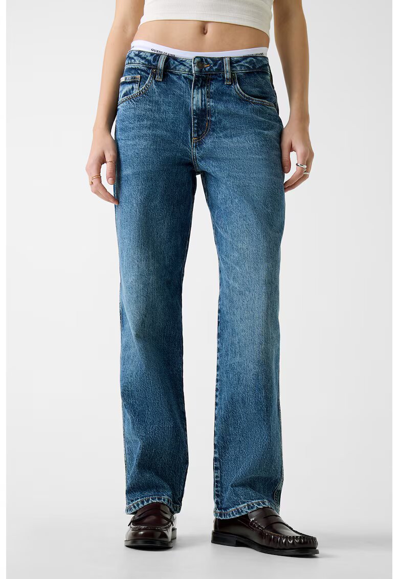 GUESS JEANS Дънки с ниска талия - Тъмносин