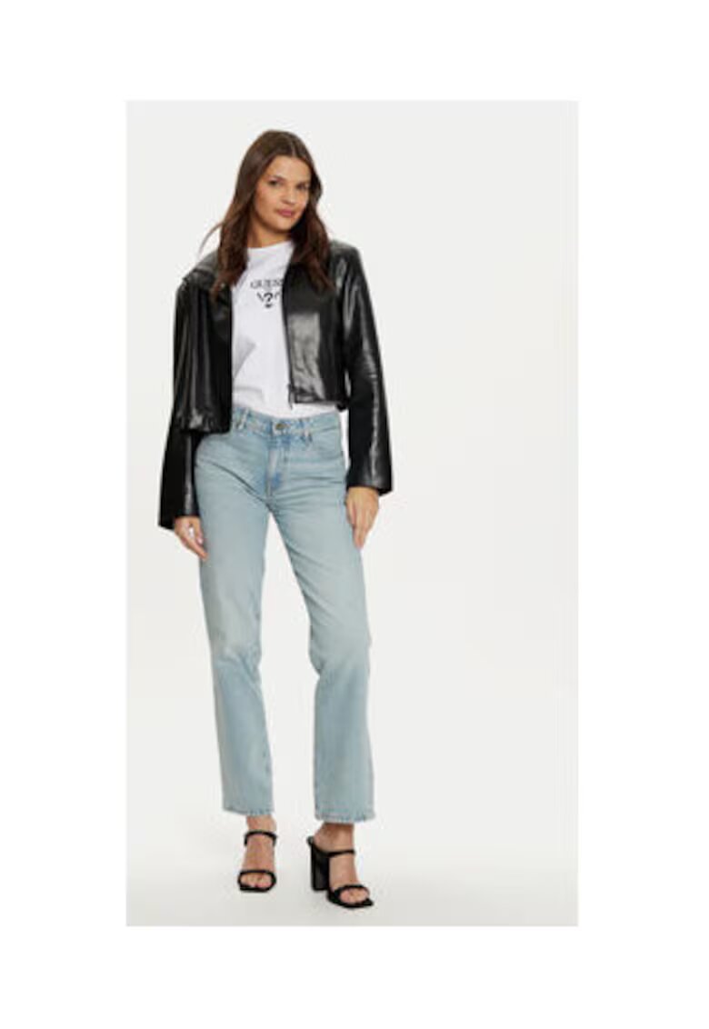 GUESS JEANS Къси блузи с права кройка