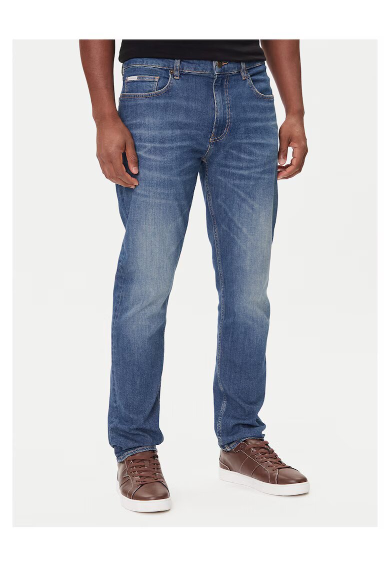 GUESS JEANS Мъжки дънки сини - от деним
