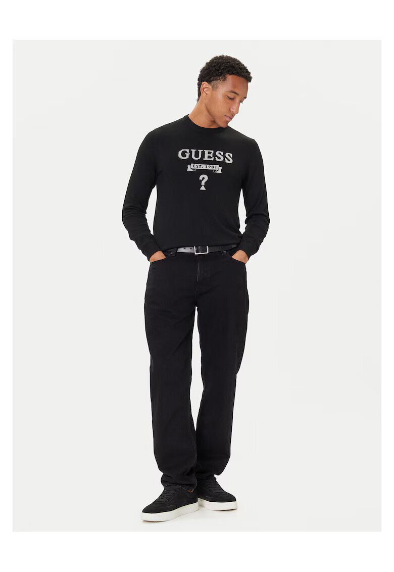 GUESS JEANS Мъжки дънки свободна кройка - - памук