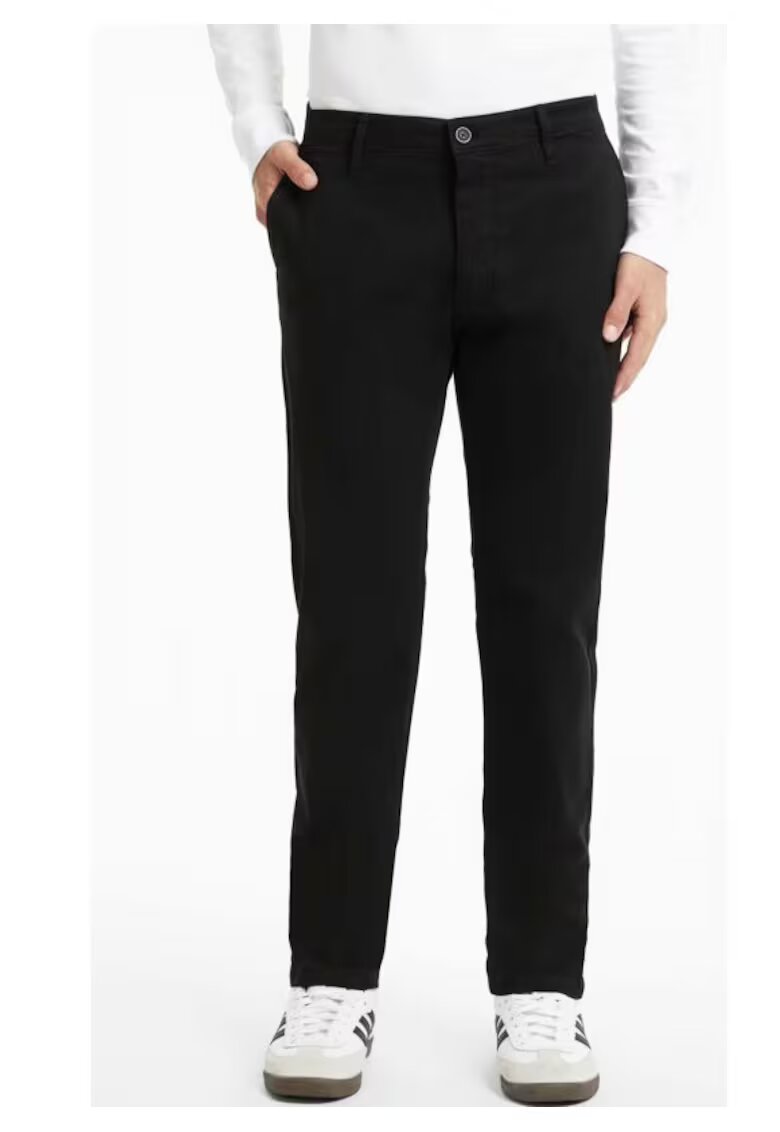 GUESS JEANS Мъжки панталони - чино - втален силует - - памук