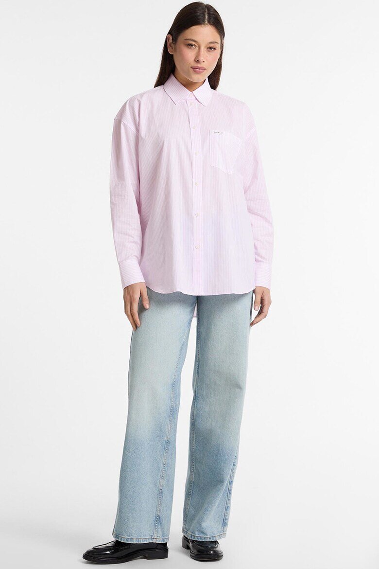 GUESS JEANS Памучна риза на райе