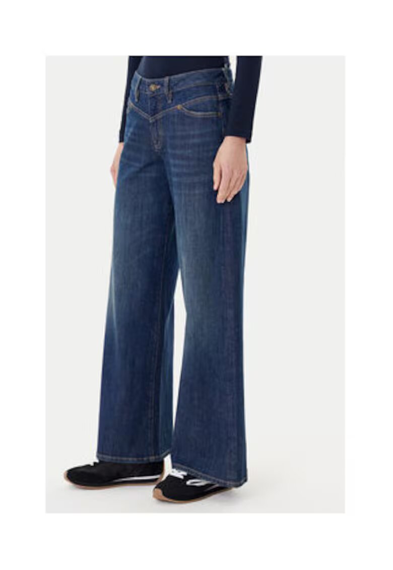 GUESS JEANS Памучни дънки със средна талия и разкроена кройка