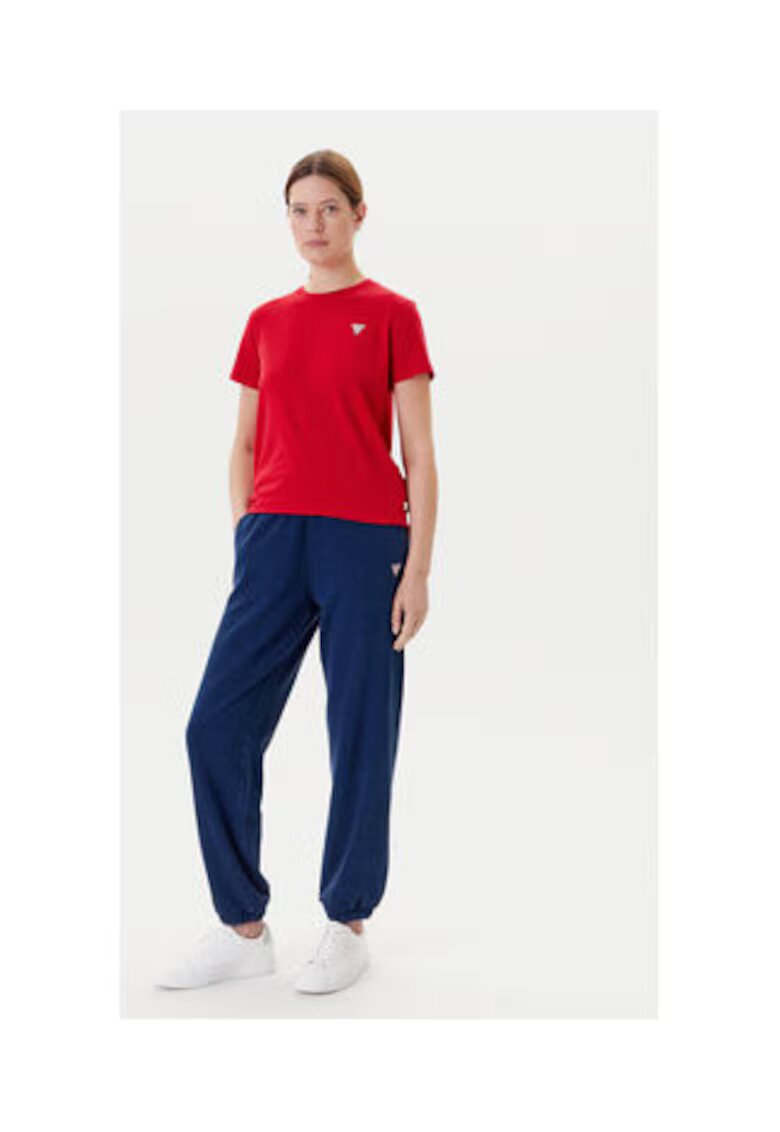 GUESS JEANS Памучни спортни панталони с лого