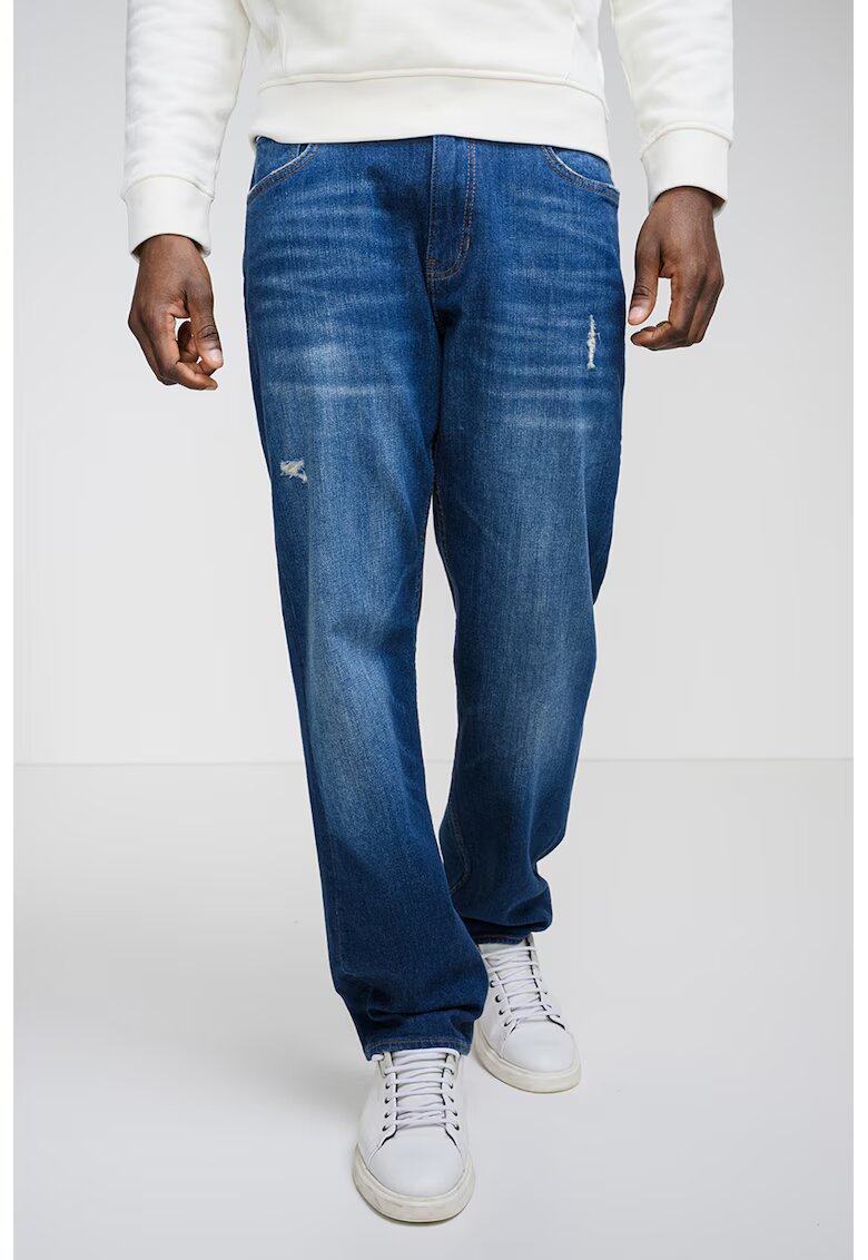 GUESS JEANS Прави дънки G16 - Тъмносин