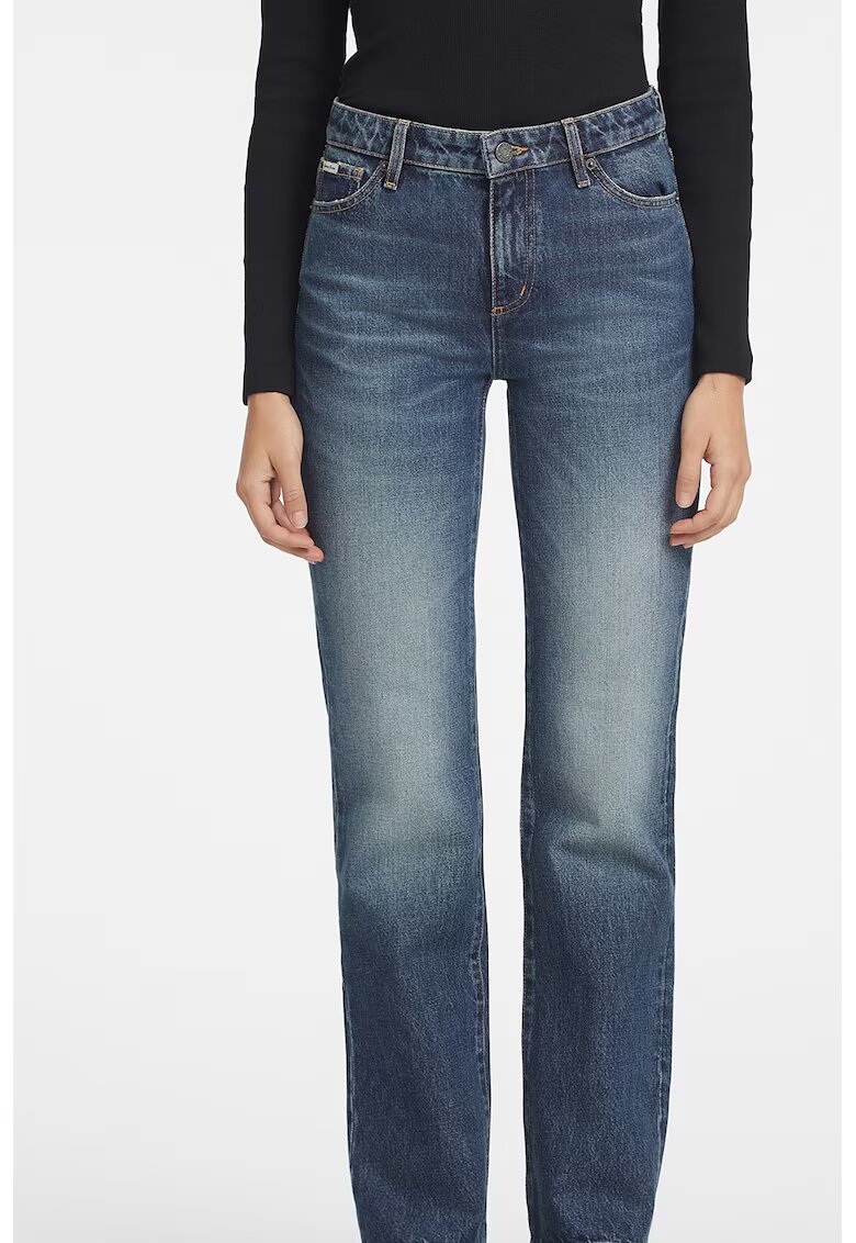 GUESS JEANS Прави дънки със средна талия