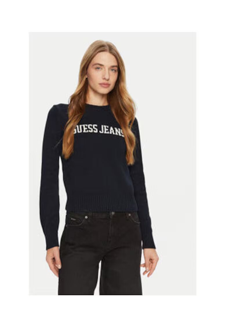 GUESS JEANS Пуловер с лого принт.
