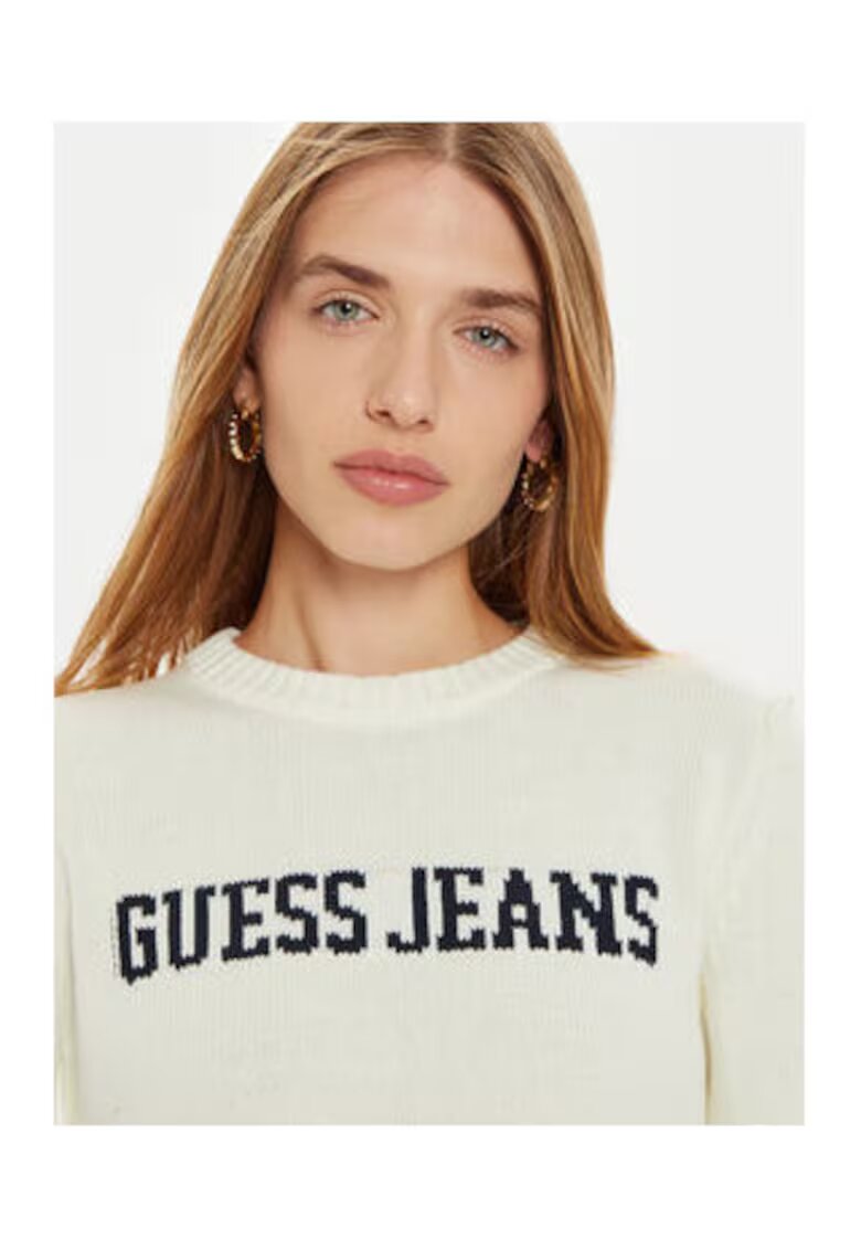 GUESS JEANS Пуловер с лого принт