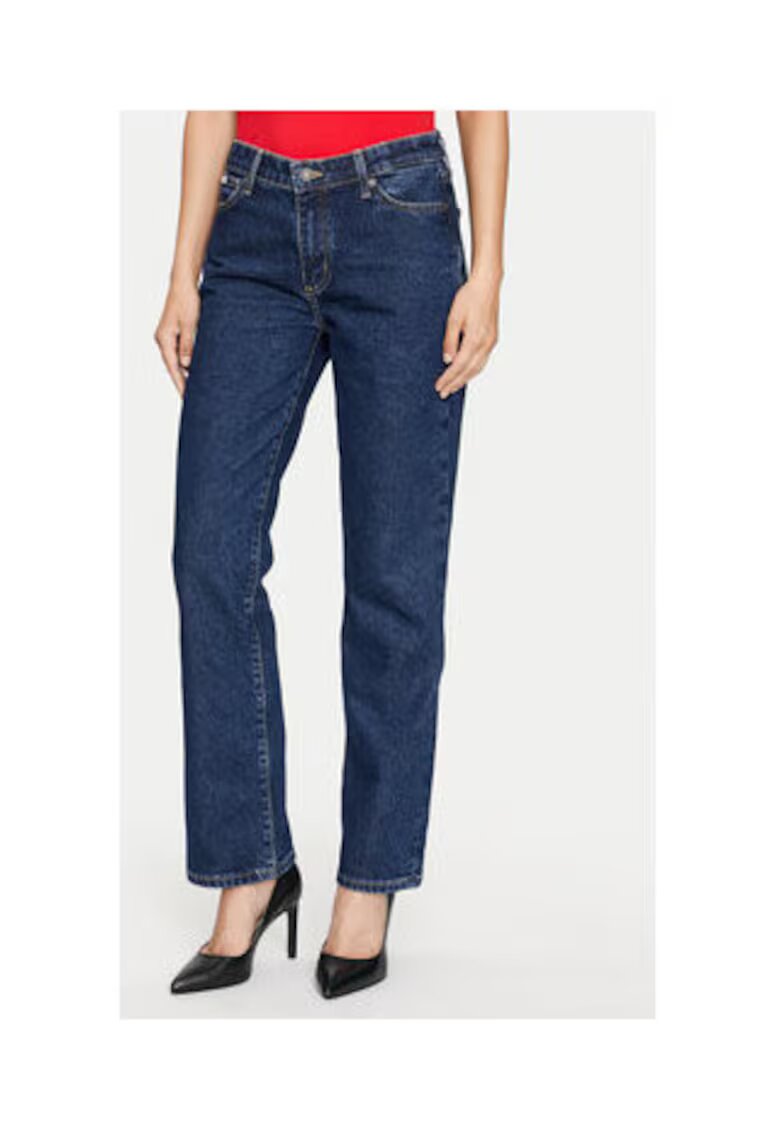 GUESS JEANS Редовни дънкови дънки със средна талия с джобове