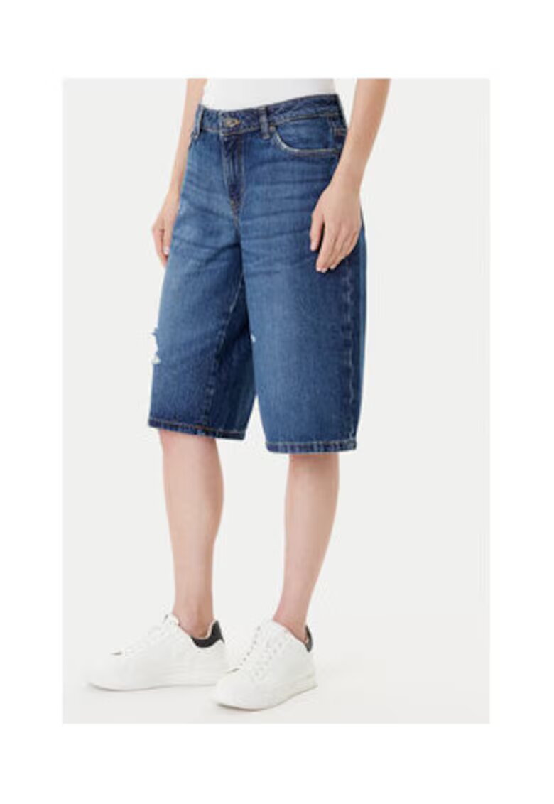 GUESS JEANS Широки дънкови къси панталони