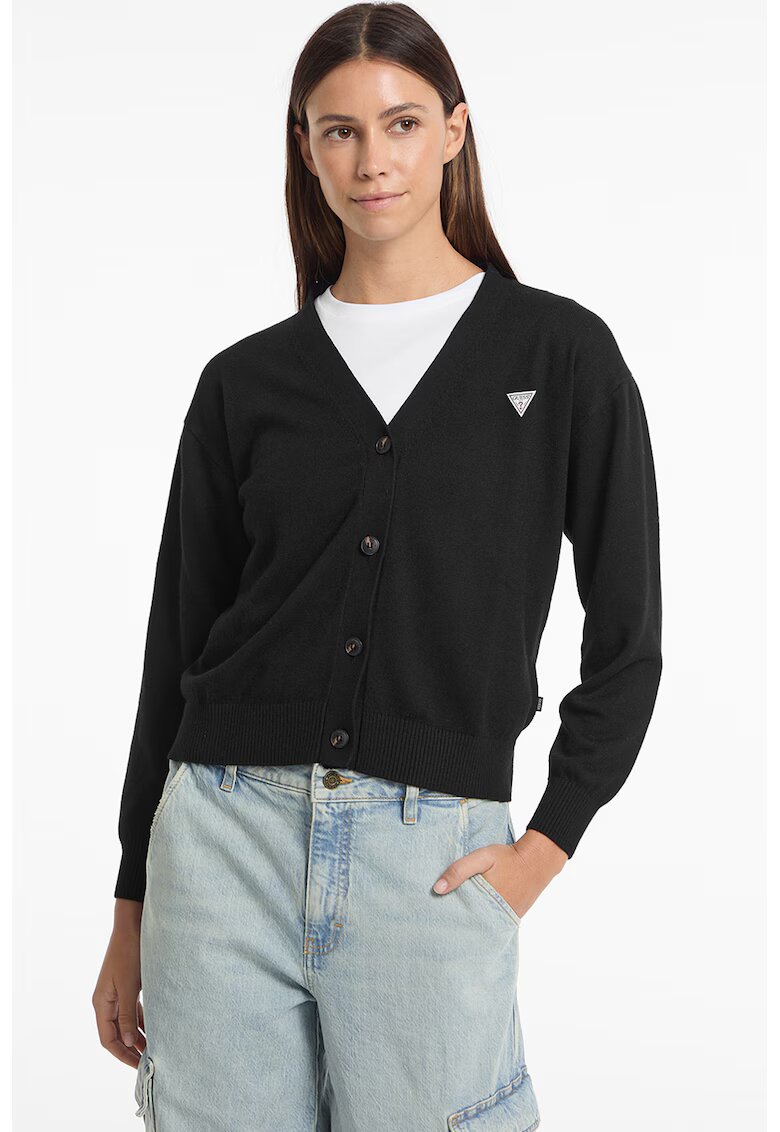 GUESS JEANS Шпиц жилетка с лого