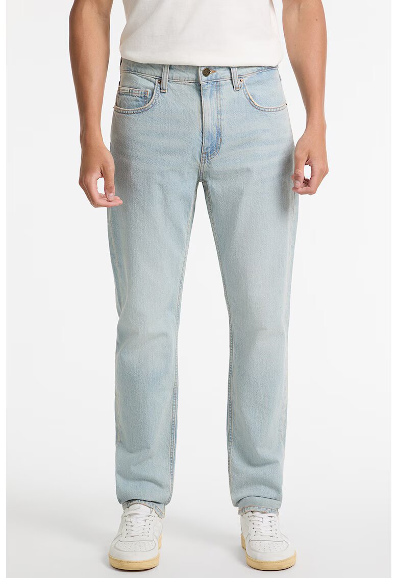 GUESS JEANS Стандартни дънки със средновисока талия и джобове - Светлосин