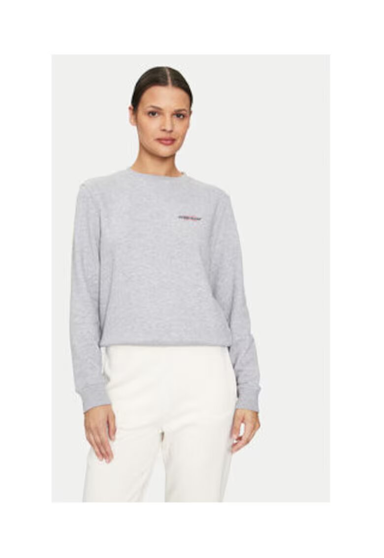 GUESS JEANS Суичър с дискретно лого от памучна смес