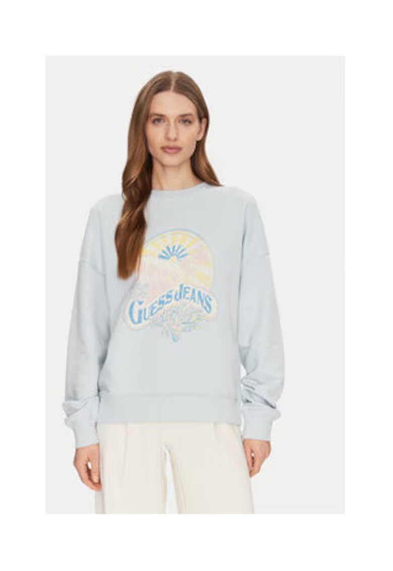 GUESS JEANS Суичър с графичен принт