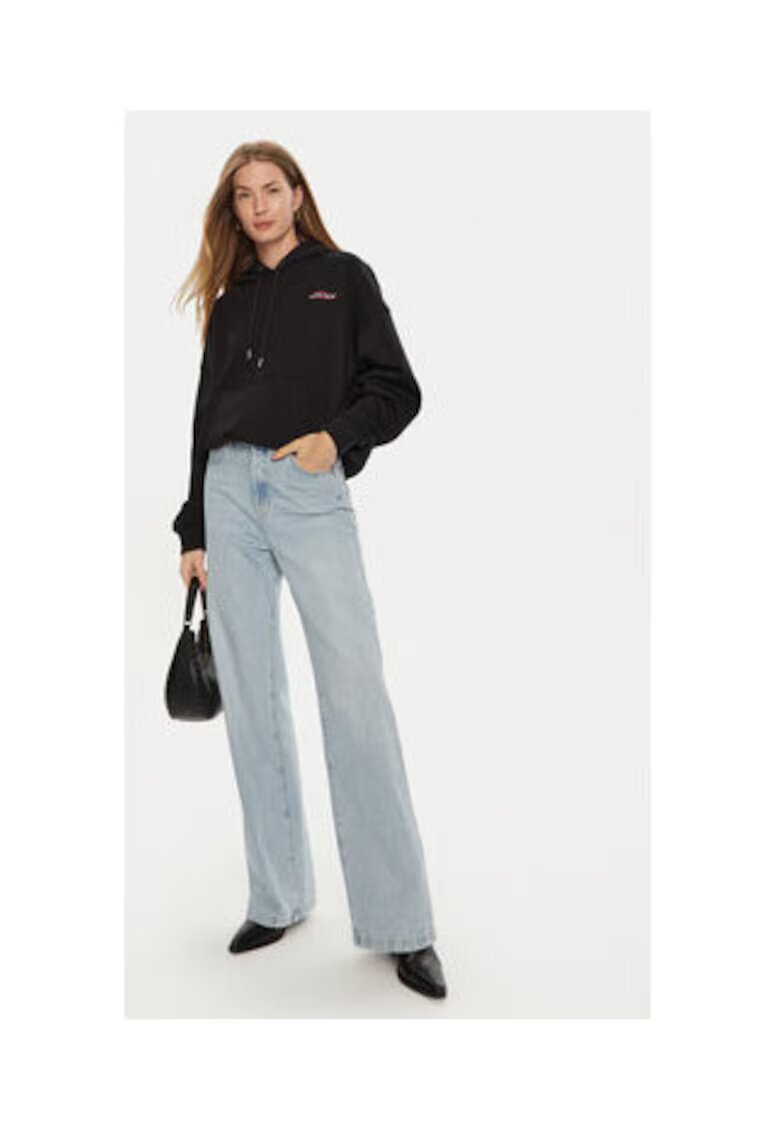 GUESS JEANS Суичър с паднали ръкави и кенгуру джоб