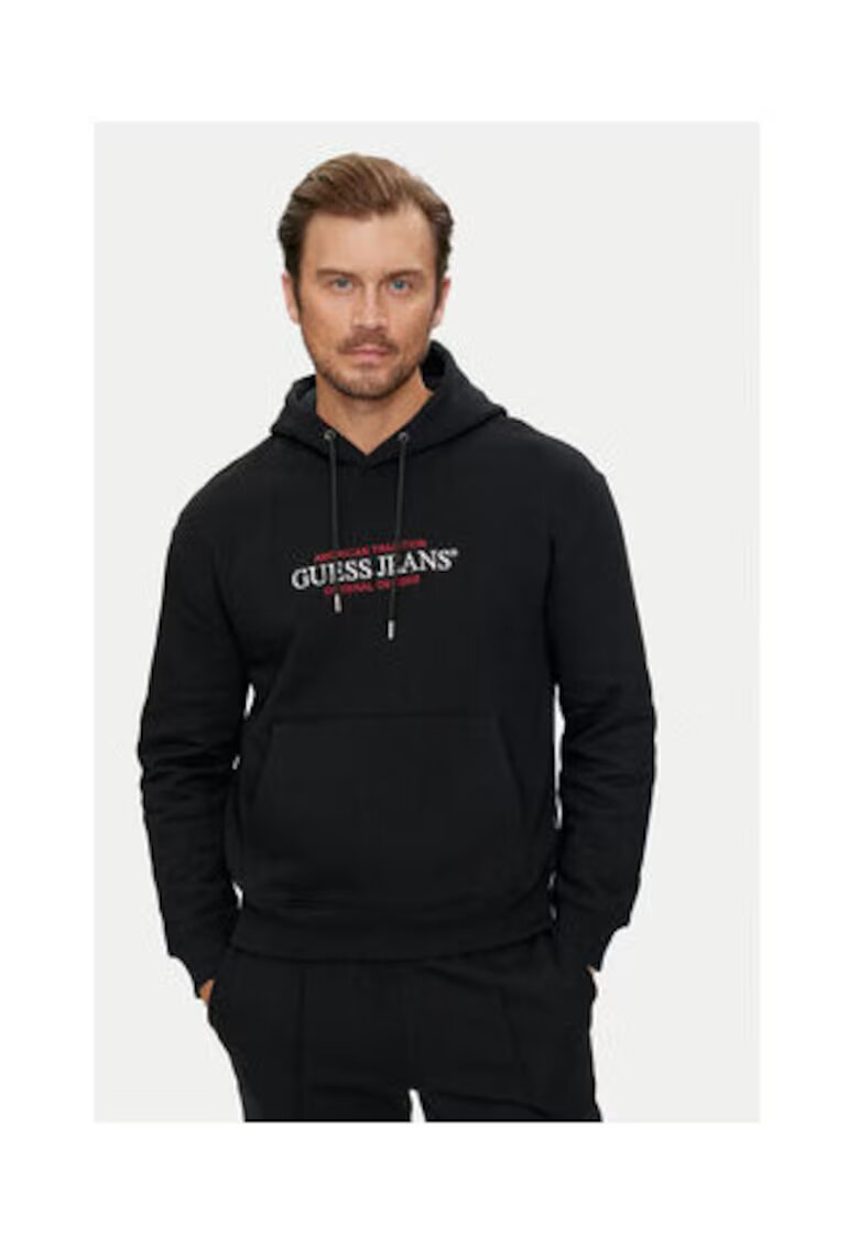 GUESS JEANS Суичър с щамповано лого