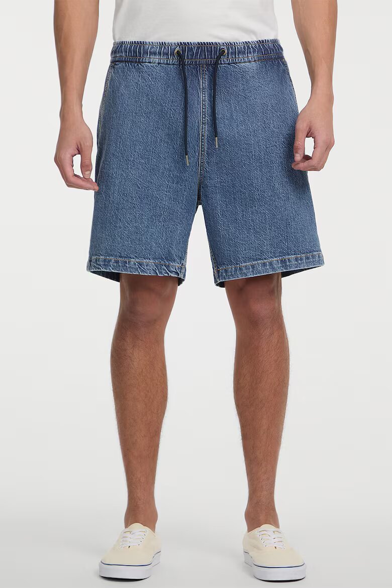 GUESS JEANS Свободни дънки с регулируема талия Син