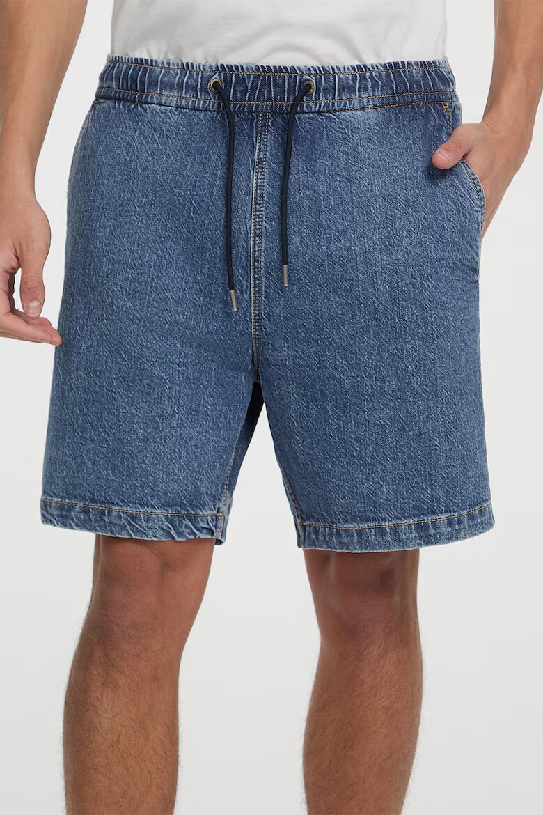 GUESS JEANS Свободни дънки с регулируема талия Син