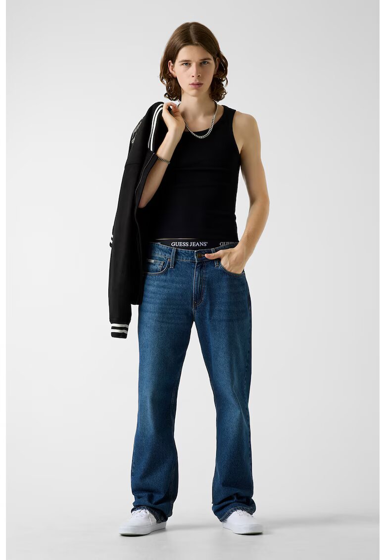 GUESS JEANS Свободни дънки - Тъмносин