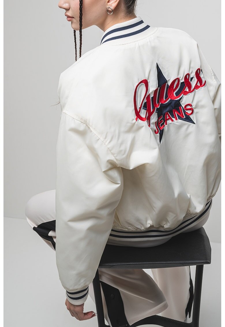 GUESS JEANS Яке бомбър с лого