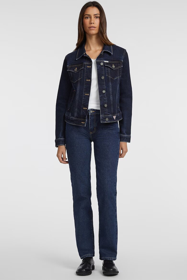 GUESS JEANS Яке от деним със стандартна кройка - Тъмносин