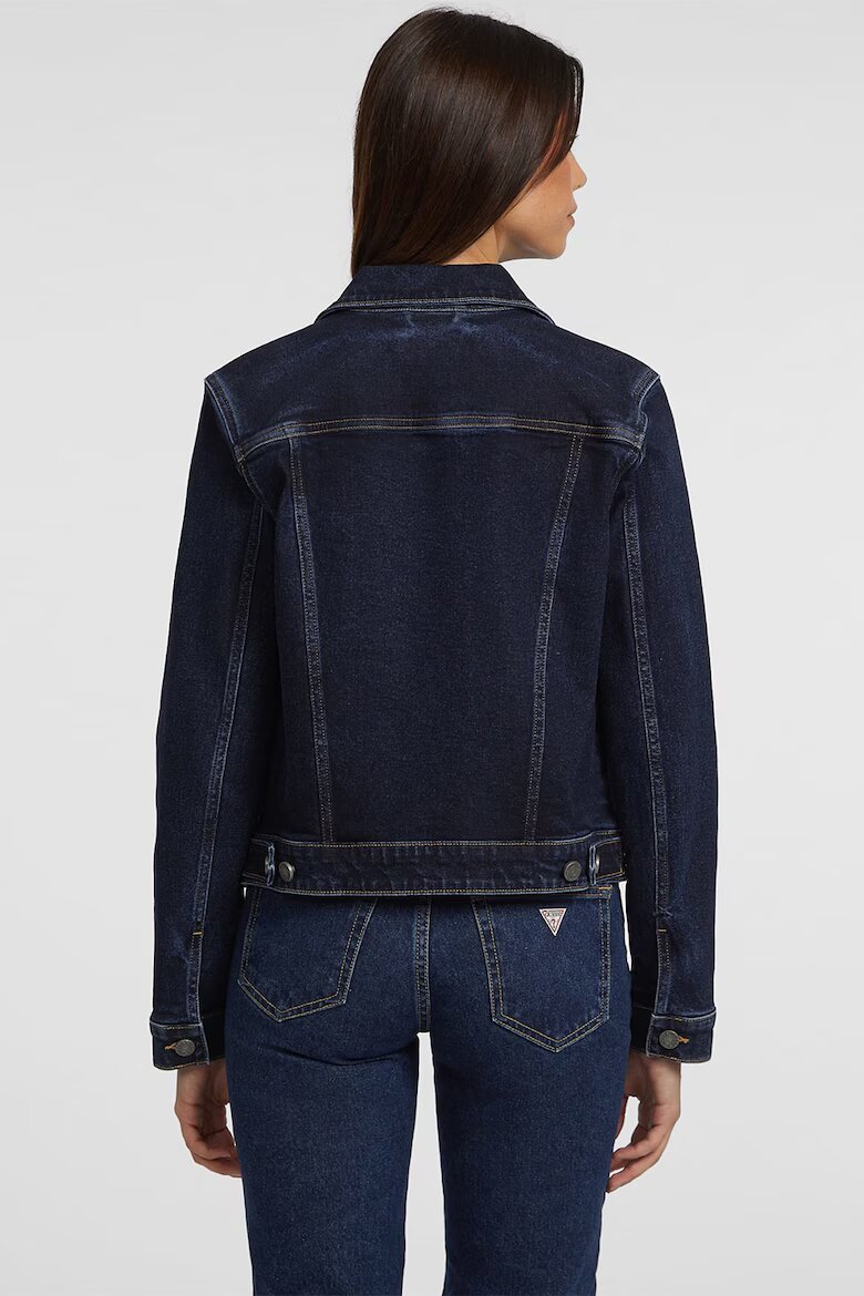 GUESS JEANS Яке от деним със стандартна кройка - Тъмносин