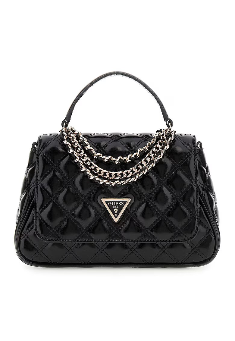 GUESS Капитонирана чанта с верижка