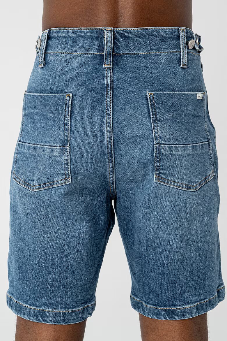 GUESS Къси дънки деграде Син