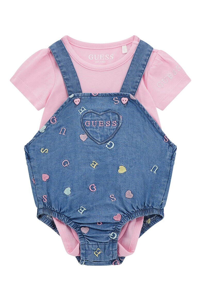 GUESS KIDS Боди и гащеризон Пастелнорозов/Син