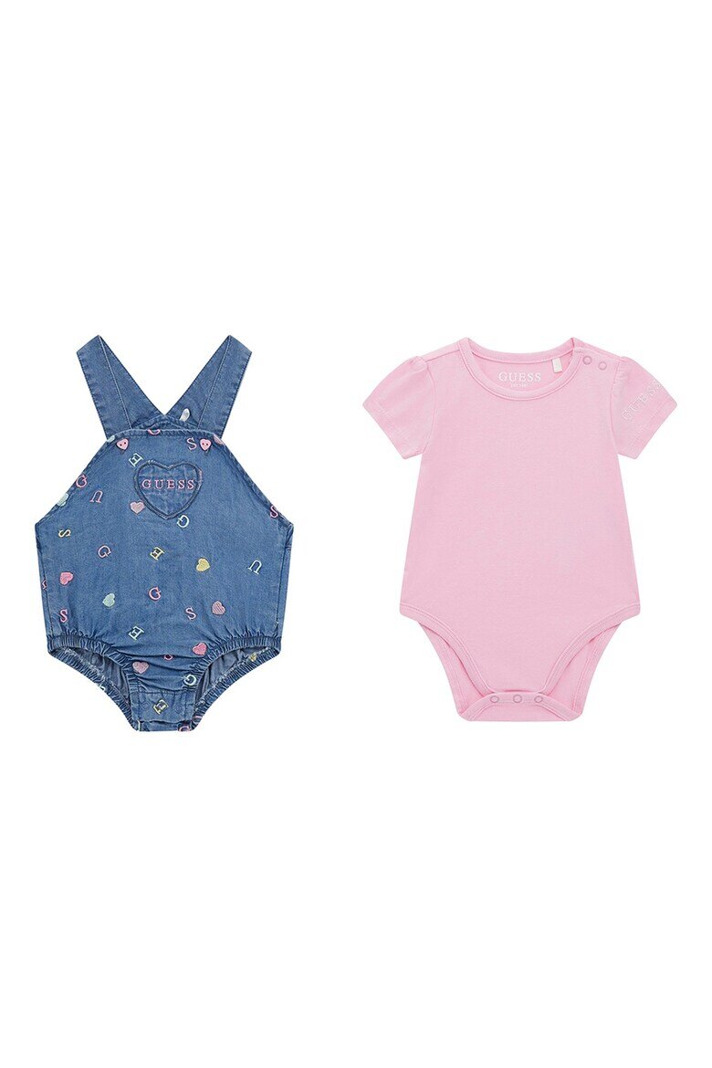 GUESS KIDS Боди и гащеризон Пастелнорозов/Син