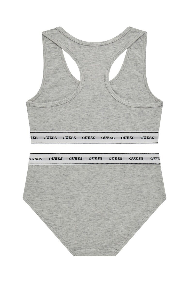 GUESS KIDS Бюстие с модал и бикини Светло сив