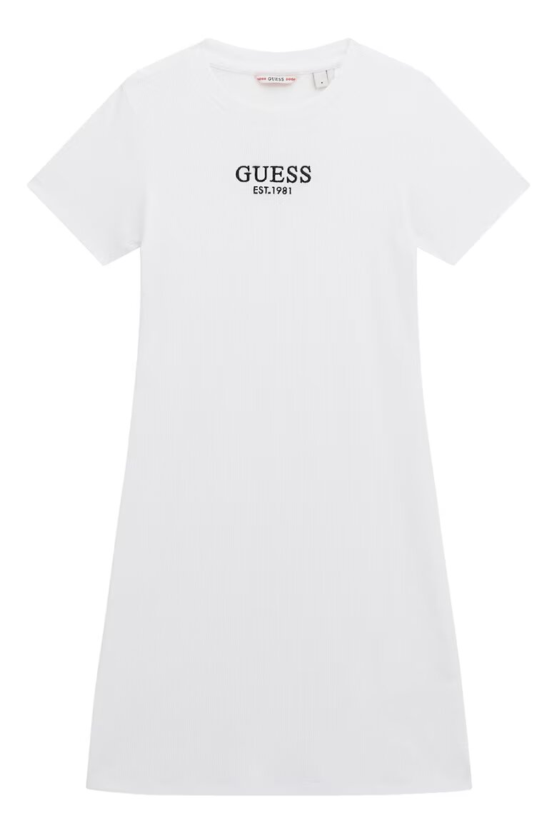 GUESS KIDS Дъга рокля с памук Бял