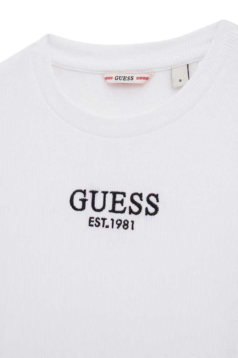 GUESS KIDS Дъга рокля с памук Бял