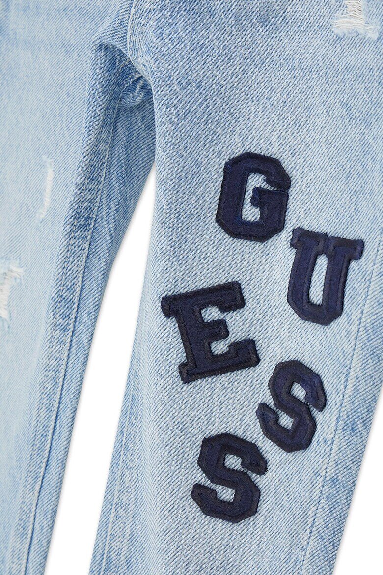 GUESS KIDS Дънки с лого Бледо синьо