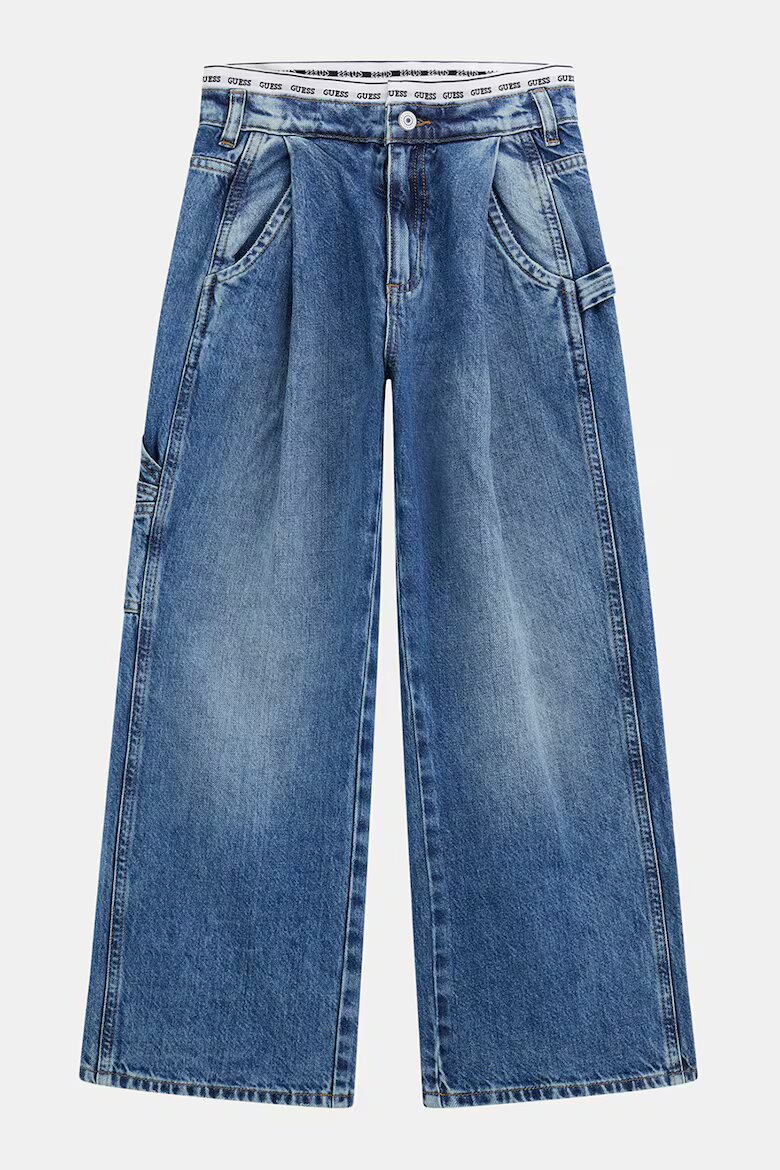 GUESS KIDS Дънки с широк крачол Син