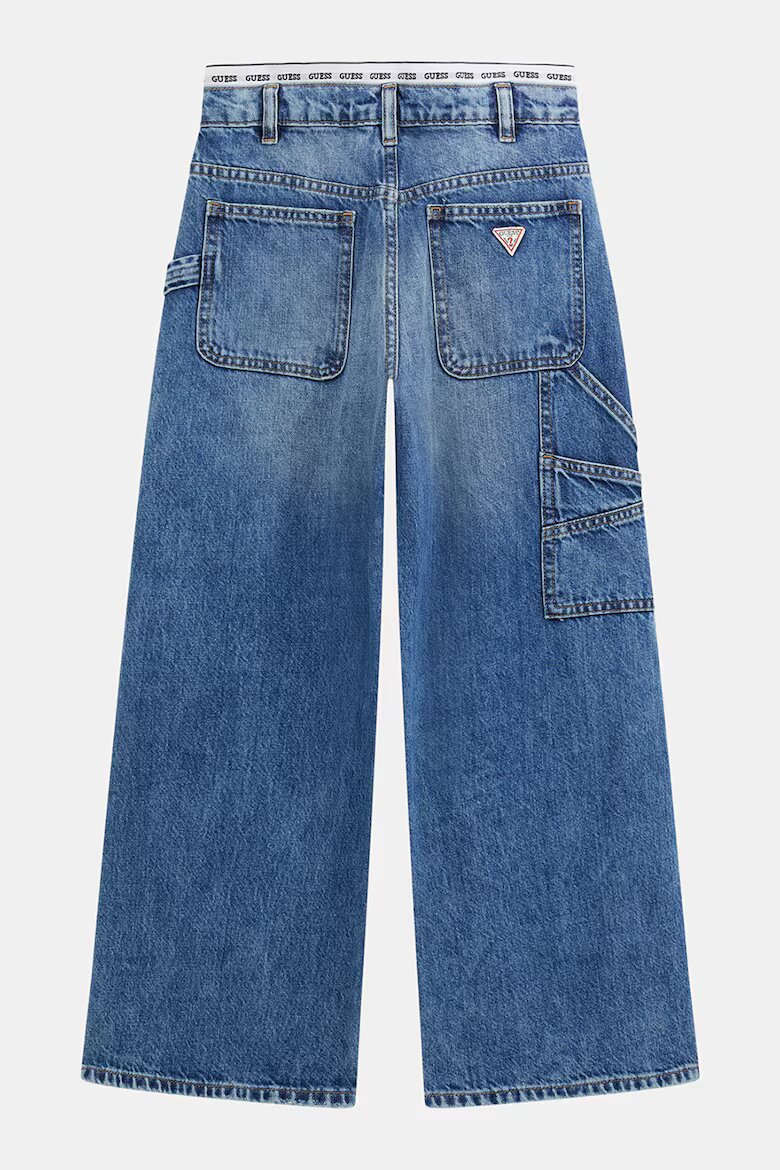 GUESS KIDS Дънки с широк крачол Син