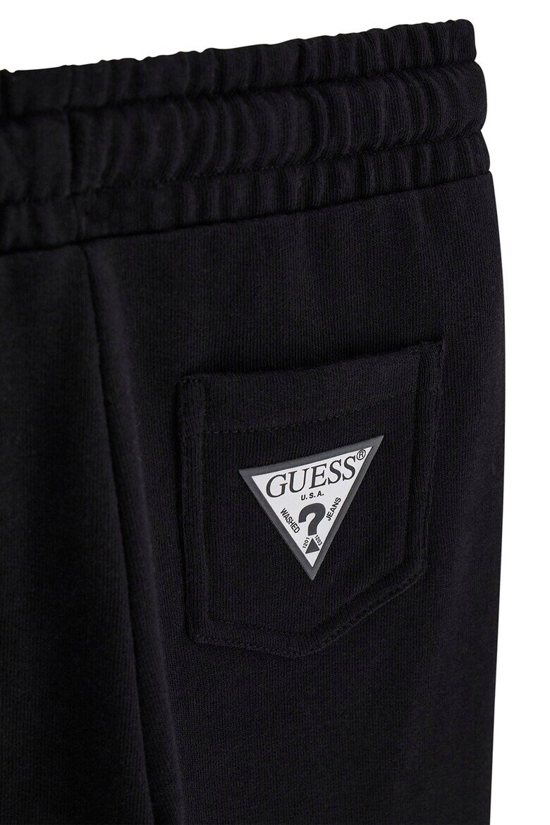 GUESS KIDS Десенирана блуза и спортен панталон - 2 части Черен/Лайм зелено