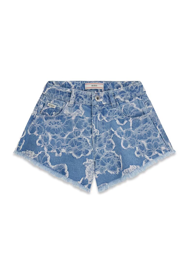 GUESS KIDS Десенирани къси дънки