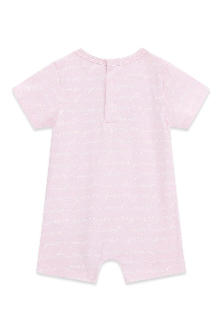 GUESS KIDS Къс гащеризон с лого Светлорозов
