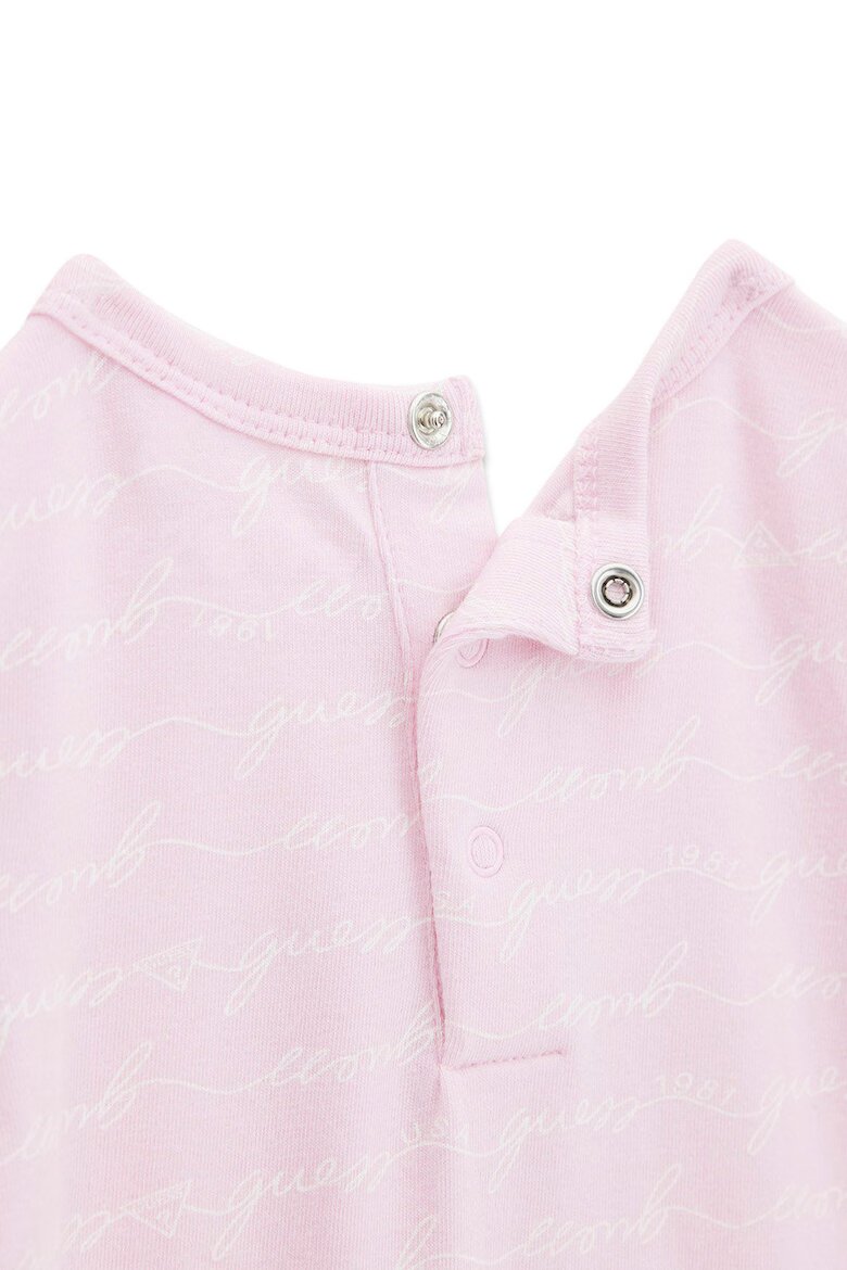 GUESS KIDS Къс гащеризон с лого Светлорозов