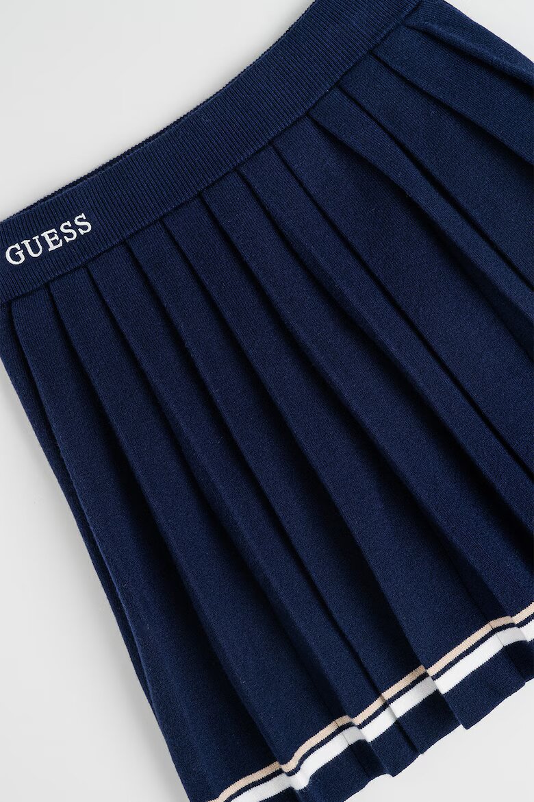 GUESS KIDS Къса плисирана пола Тъмносин