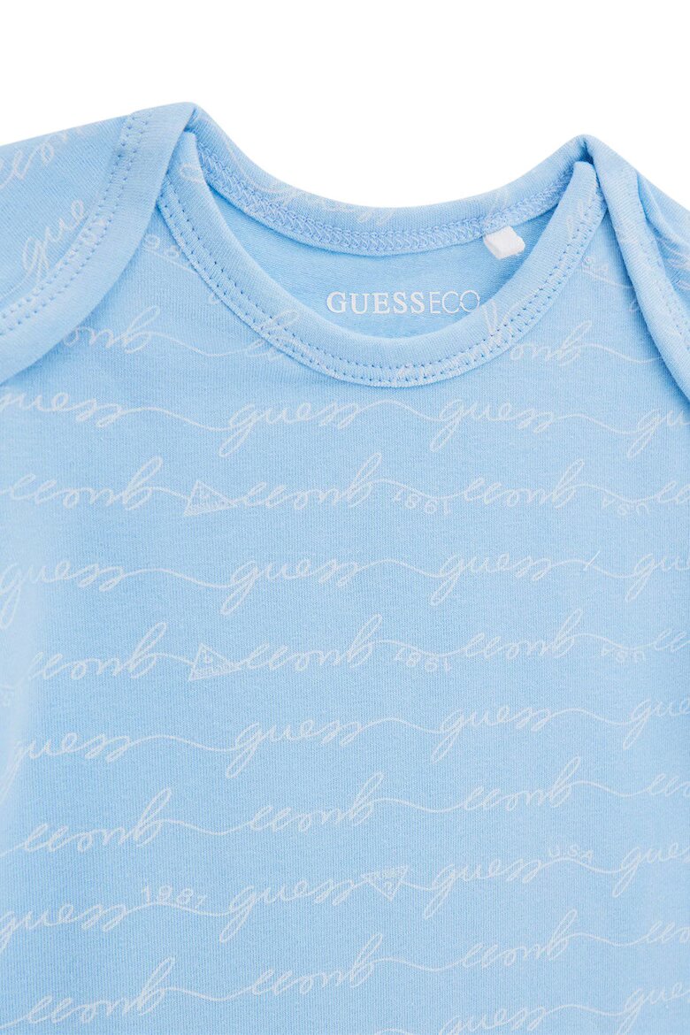 GUESS KIDS Комплект с лого - 5 части Бял/Небесносин