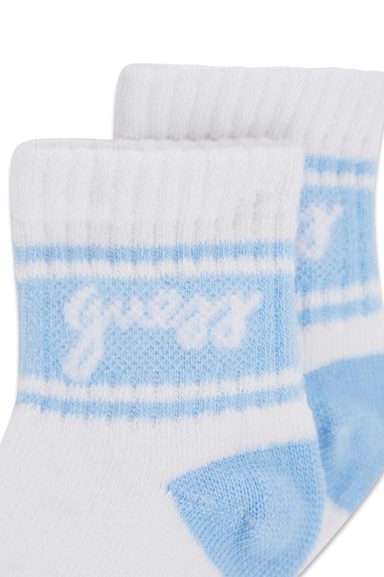 GUESS KIDS Комплект с лого - 5 части Бял/Небесносин