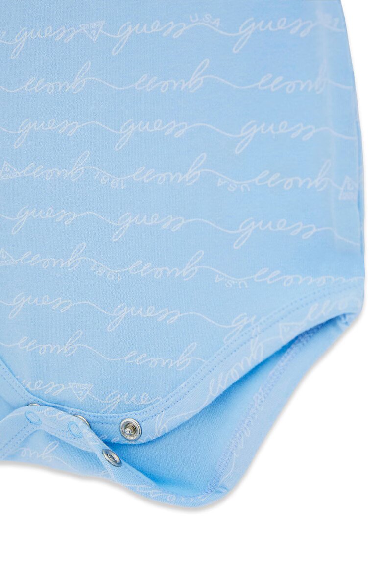 GUESS KIDS Комплект с лого - 5 части Бял/Небесносин
