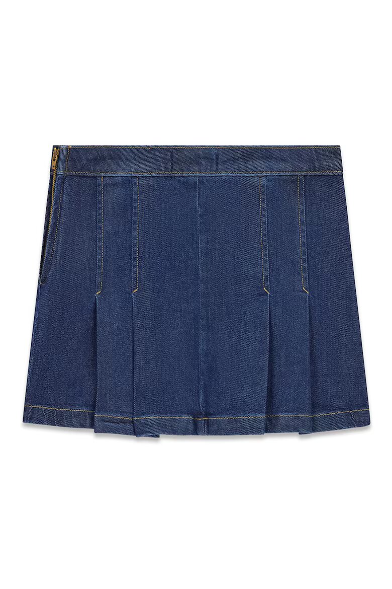 GUESS KIDS Плисирана пола от деним Тъмносин